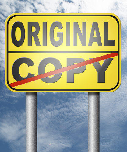 Be Original, Don't Copy.